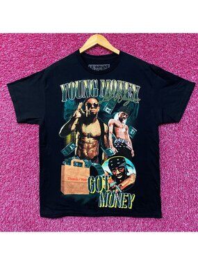 Lil Wayne Young Money Got Money Themed T-Shirt Medium